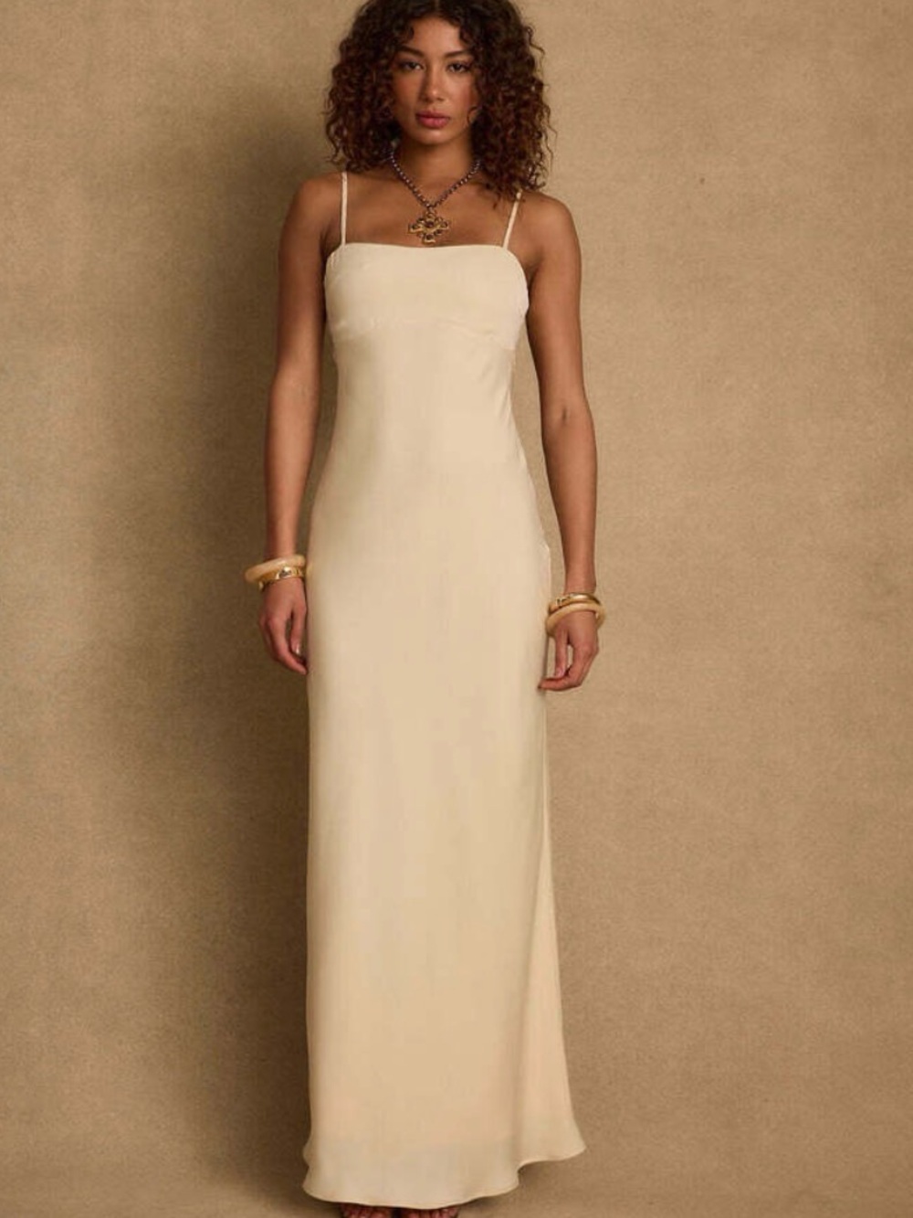 12th Tribe Canary Baby Maxi Dress